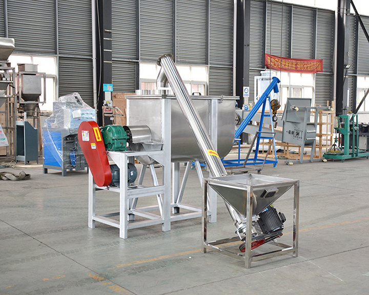 螺旋軸與吊、頭、尾軸承嵌入連接